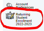 Returning Student Enrollment